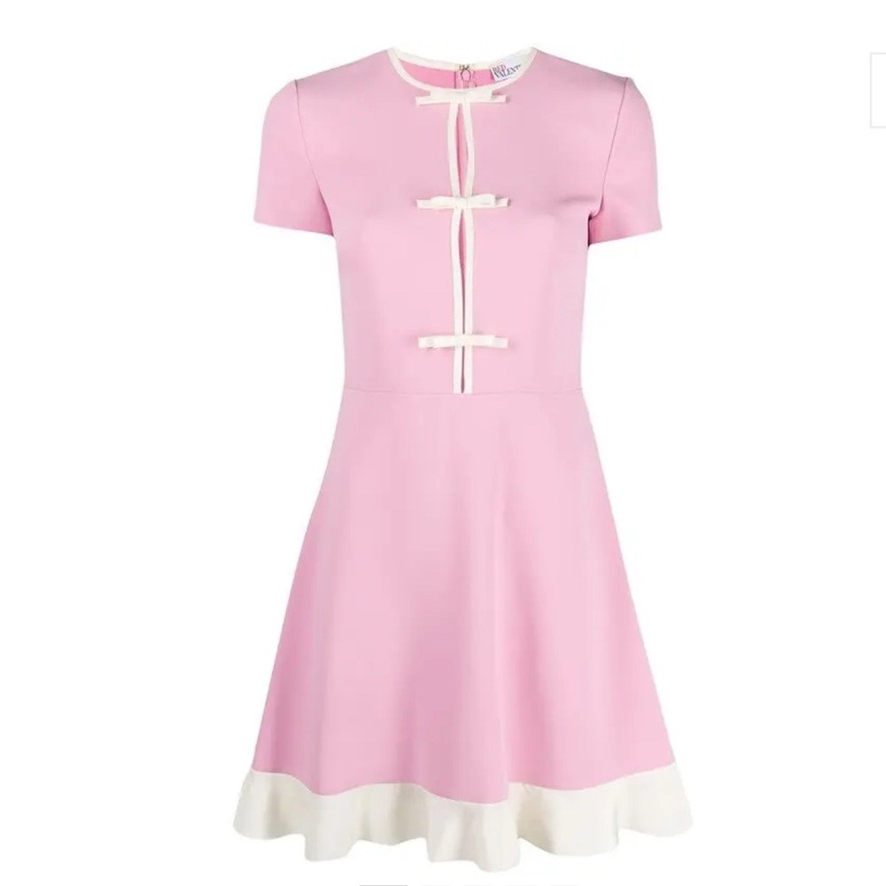 NEW RED Valentino Pink Bow Dress